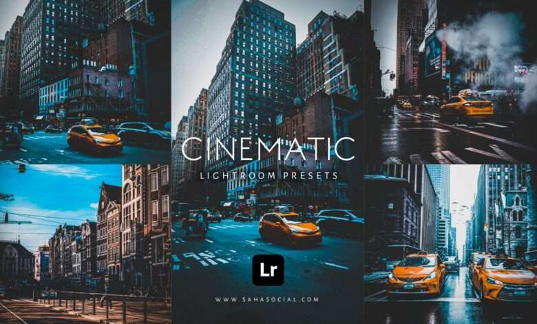 city images and use cinematic presets on this picture