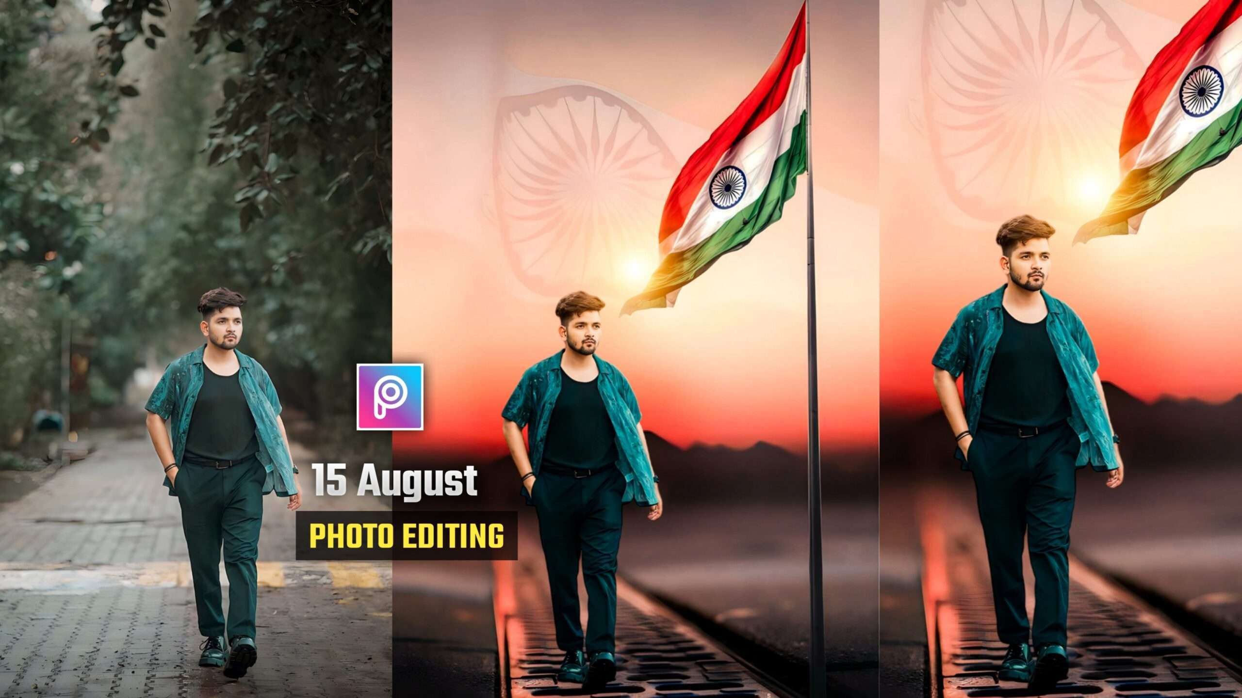 Independence Day Special Photo Editing 2023 | PicsArt Happy 15th August  Editing - Mayank Editz 🔥 - YouTube