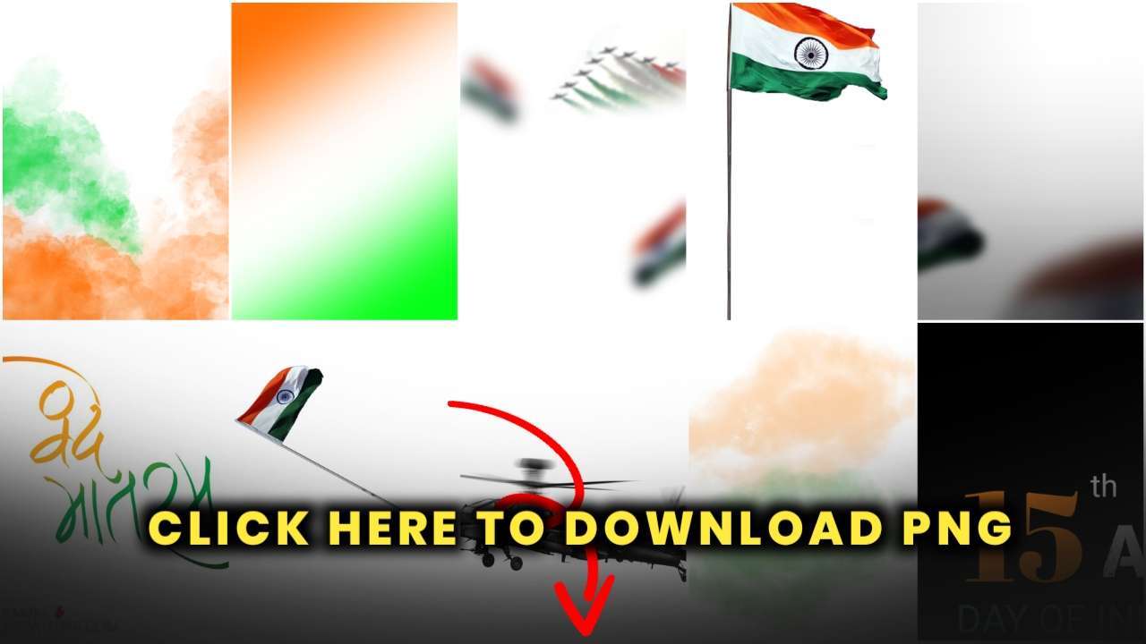 Indian Flag png For 26 January and 15 August independence day