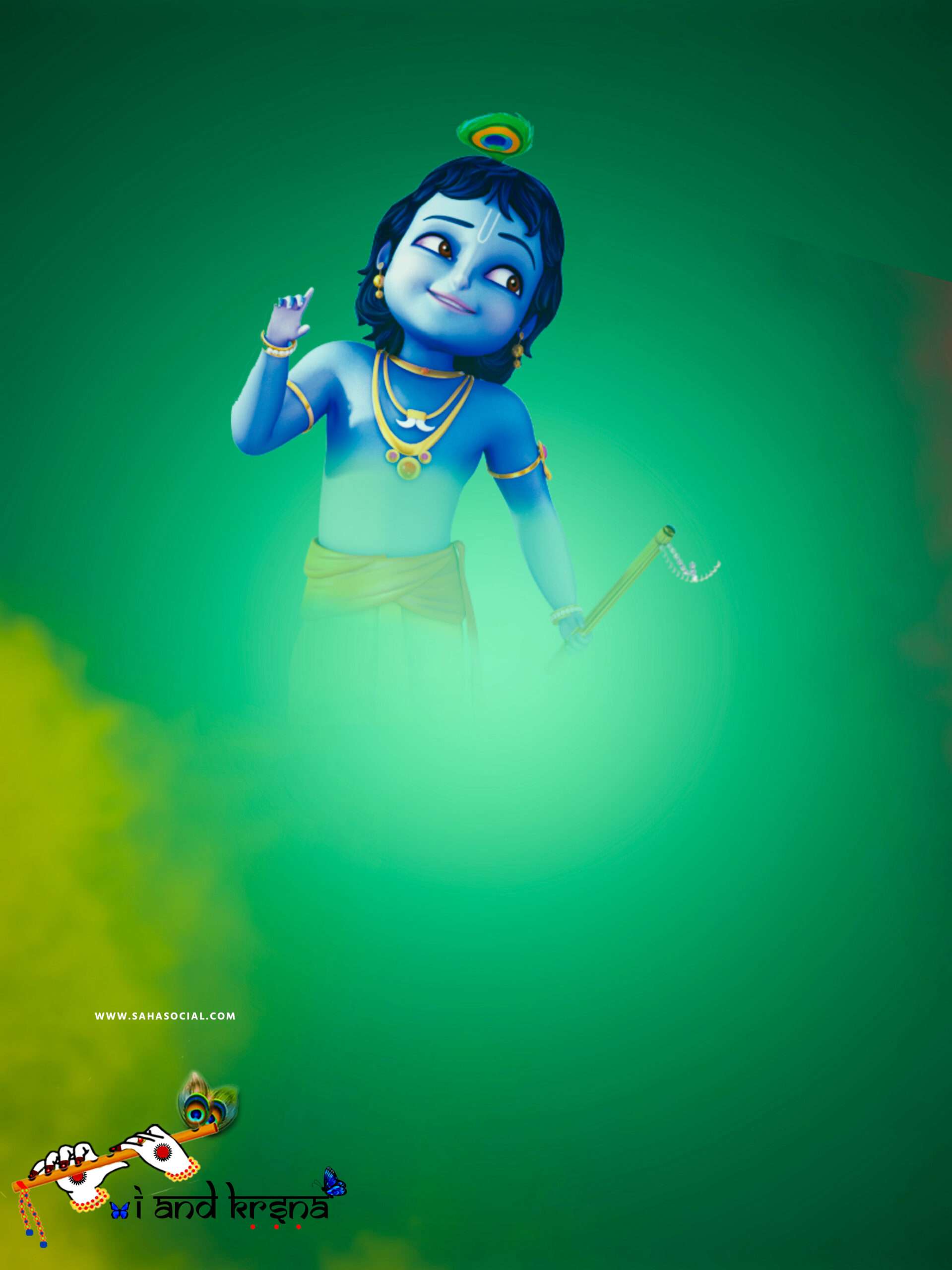 Krishna Photo Editing background 