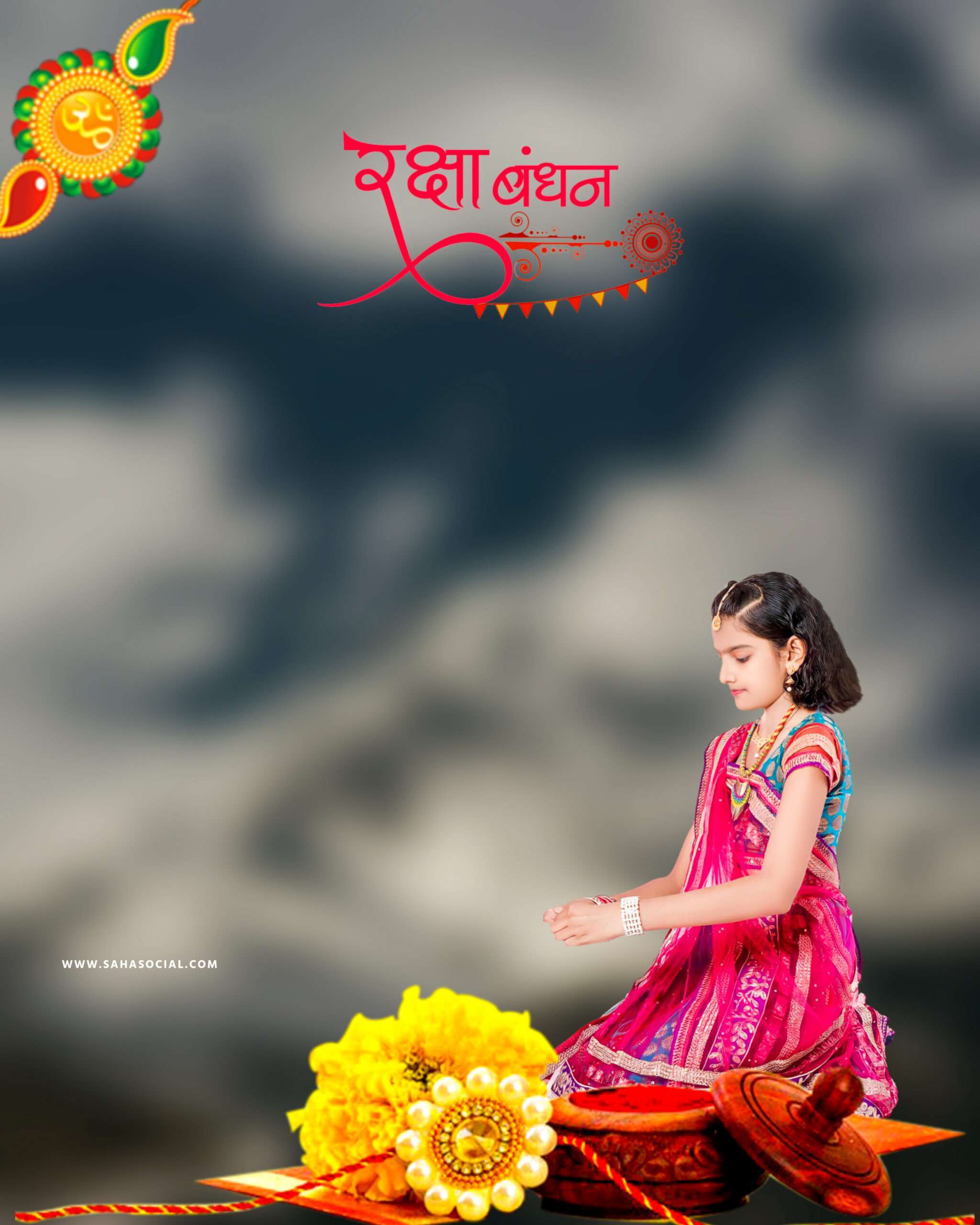 Raksha bandhan Photo Editing background