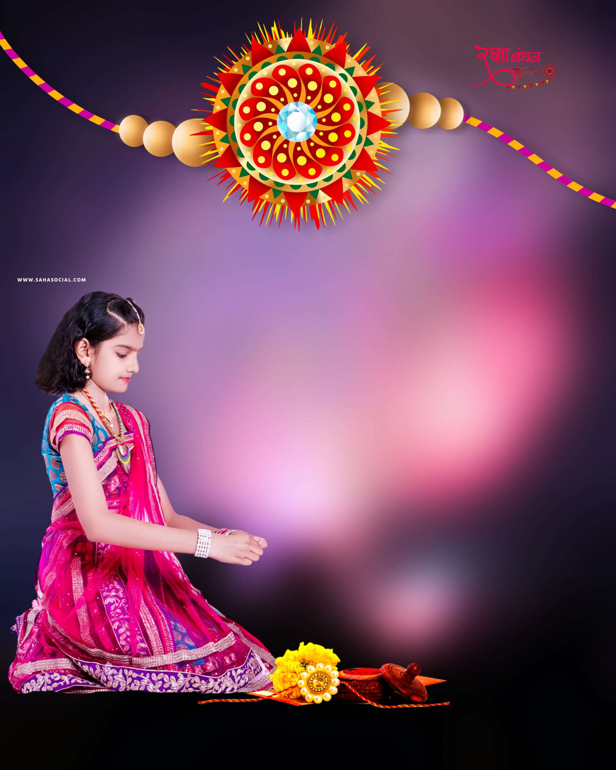Raksha bandhan Photo Editing background