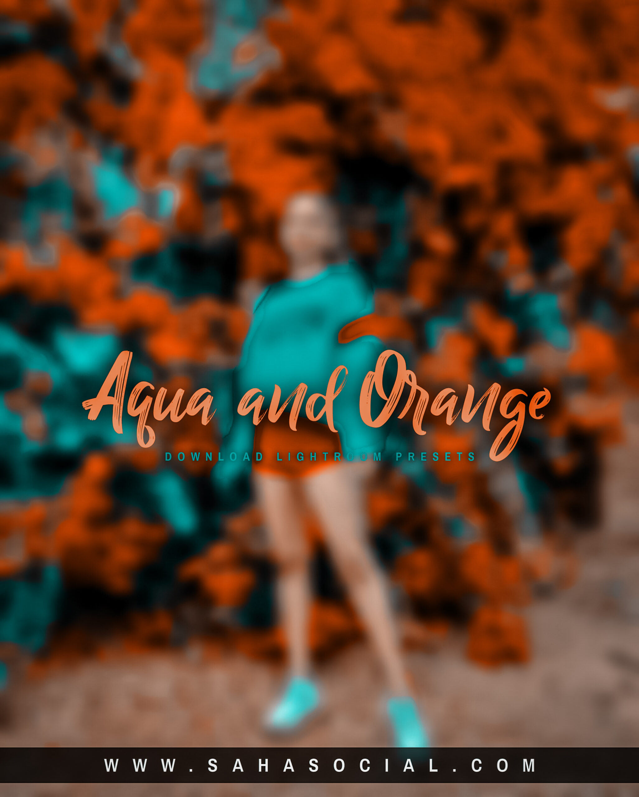 Aqua & orange Lightroom Presets 