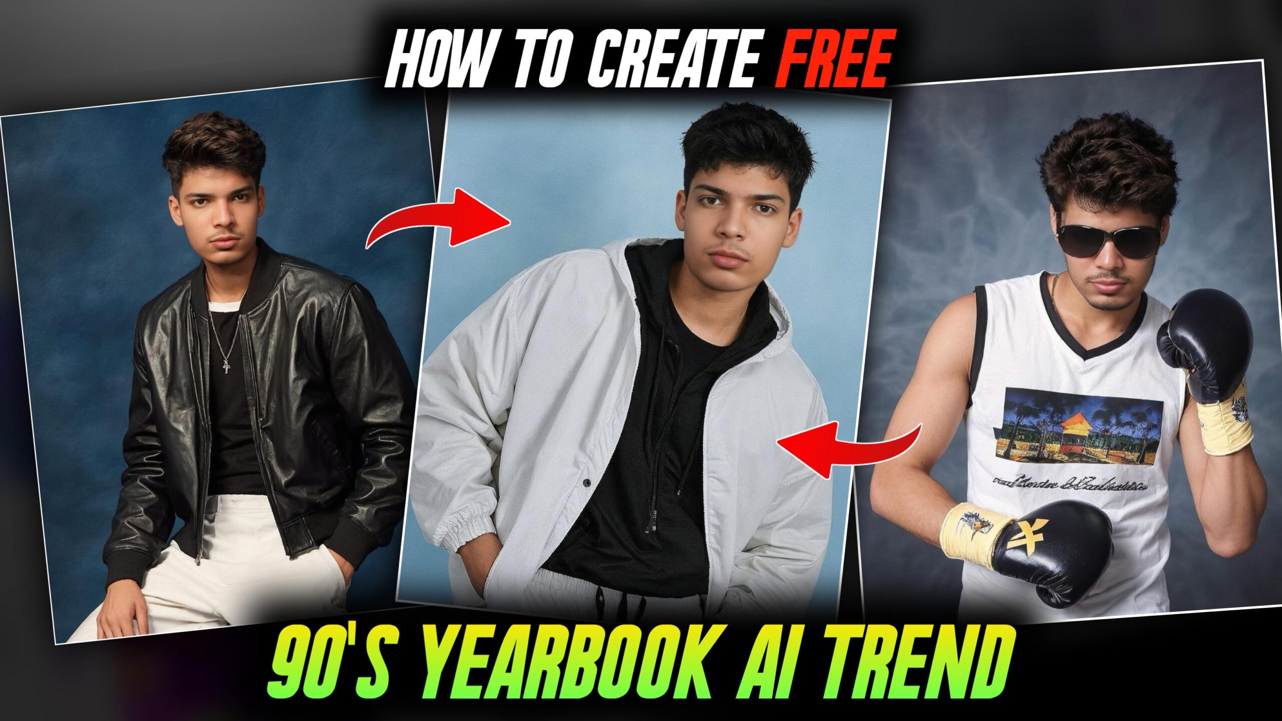 90's Yearbook AI TREND Image Create Free