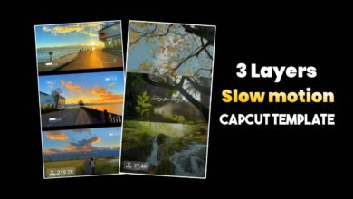 Photo of 3 Layers Slow Motion CapCut Template Link